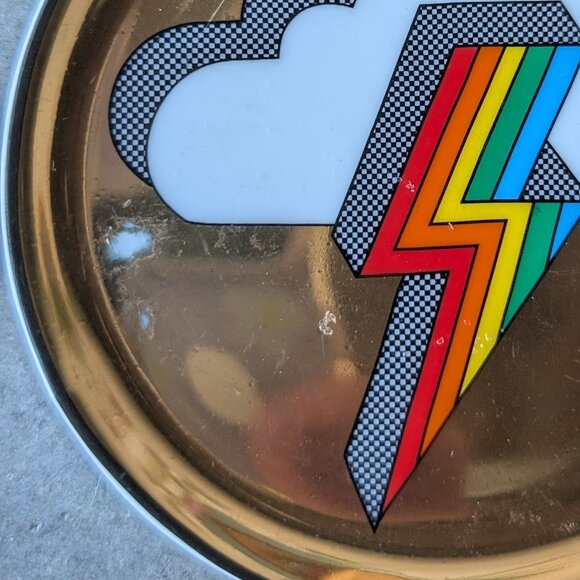 Jonathan Adler POP! Coasters Set of 2 Colorful Pop Art Rainbow Porcelain - Picture 6 of 9